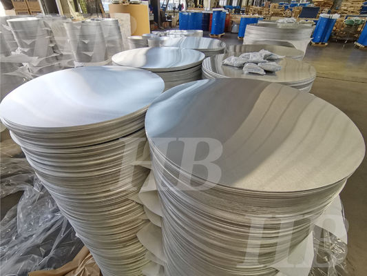 Aluminiowe krążki okrągłe, konfigurowalne do różnych zastosowań w naczyniach kuchennych, o grubości od 0,3 do 6 milimetrów
