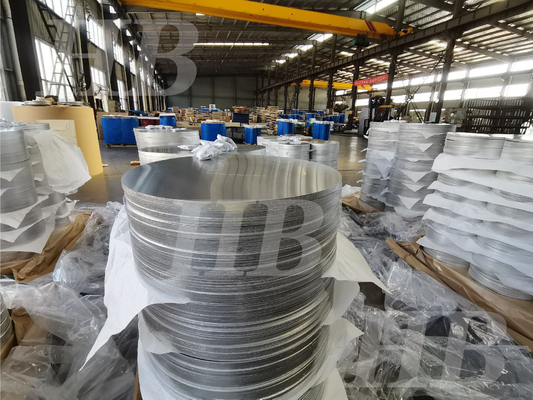 Temperatura H14 / H24 Aluminiowa płyta okrągła z serii 1000 o grubości 2,6 mm dla znaków ostrzegawczych