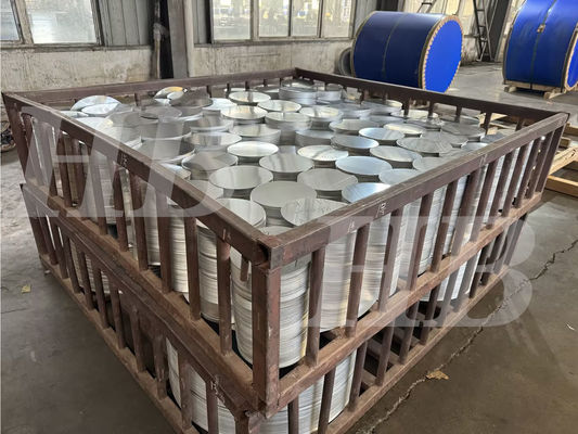Aluminiowe krążki okrągłe, konfigurowalne do różnych zastosowań w naczyniach kuchennych, o grubości od 0,3 do 6 milimetrów