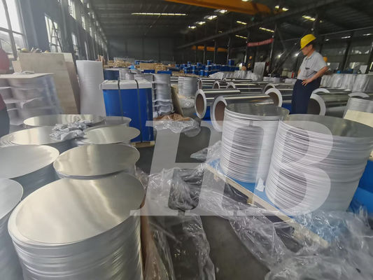 Aluminiowe krążki okrągłe, konfigurowalne do różnych zastosowań w naczyniach kuchennych, o grubości od 0,3 do 6 milimetrów