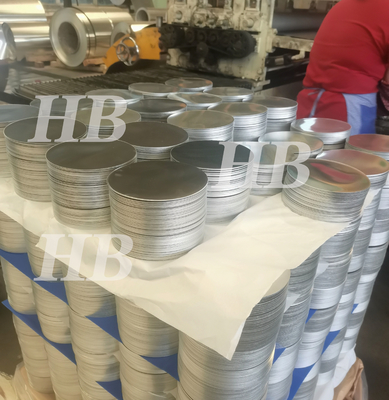 3 mm grubości 1100 Aluminiowe koła Dc Walcowane Polerowane do produkcji naczyń kuchennych