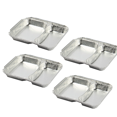 Zamówienia na żywność do recyklingu do jednorazowego użytku Opakowania z aluminium Pojemniki z folii cynowej Naczynia z folii cynowej Catering Aluminium Foil Tray