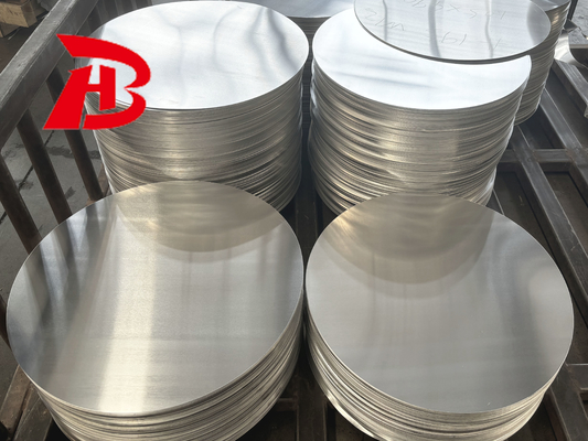 Powierzchnia wykończona z mięsa na zbiornik Aluminiowe dyski Koła 1050 H12 H14 H16 H18 H0 Cc Materiał Dc Materiał do pokrycia patelni