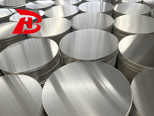 Powierzchnia wykończona z mięsa na zbiornik Aluminiowe dyski Koła 1050 H12 H14 H16 H18 H0 Cc Materiał Dc Materiał do pokrycia patelni