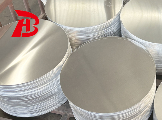 Powierzchnia wykończona z mięsa na zbiornik Aluminiowe dyski Koła 1050 H12 H14 H16 H18 H0 Cc Materiał Dc Materiał do pokrycia patelni