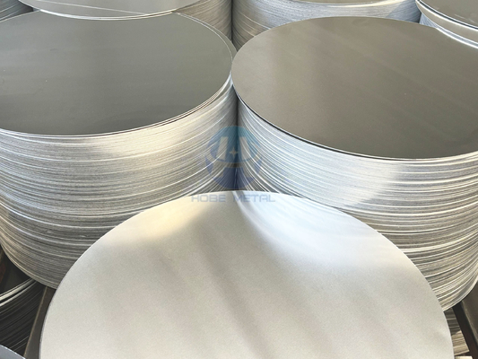 1100 1050 1060 3003 okrągłe dyski aluminiowe Wytwarzanie aluminiowych wyrobów kuchennych / znaków drogowych