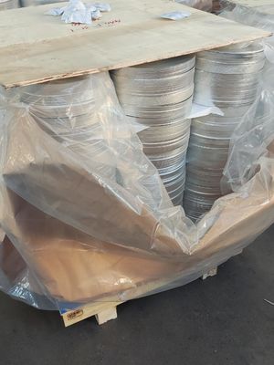 Niestandardowy okrąg aluminiowy 100-1000 mm średnicy z gładką powierzchnią do głębokiego rysowania i przemysłowego stemplowania