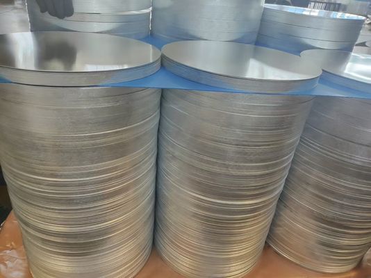 CC DC surowiec Aluminium Circle 1050 1060 3003 Stop O H18 Temperature Custom Size Deep Drawing Disc