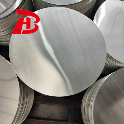 Gładka powierzchnia Wysokiej płaskości Aluminiowy dysk 0,3 ∼6 mm grubość Custom Size Aluminium Blank for Lamp Cover & Pots