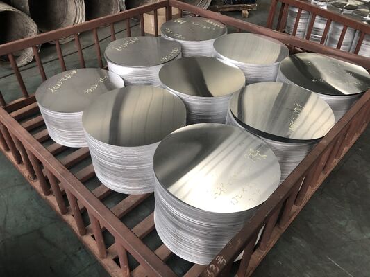 Zamówione 0,3-6 mm grubości aluminiowej cewki i okrągły okrąg o średnicy 80-1600 mm dla wysokiej klasy naczyń kuchennych