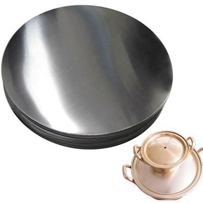 0.5mm Stop 1050 3003 H14 Temper Aluminium Okrągła Płytka do naczyń kuchennych