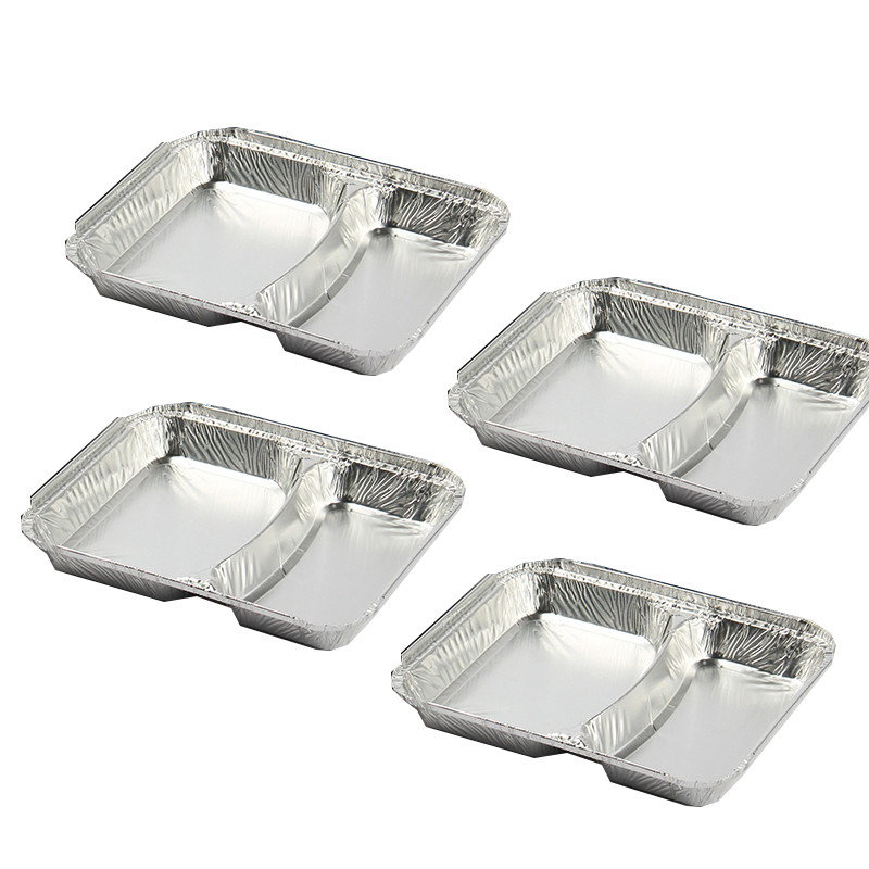Zamówienia na żywność do recyklingu do jednorazowego użytku Opakowania z aluminium Pojemniki z folii cynowej Naczynia z folii cynowej Catering Aluminium Foil Tray