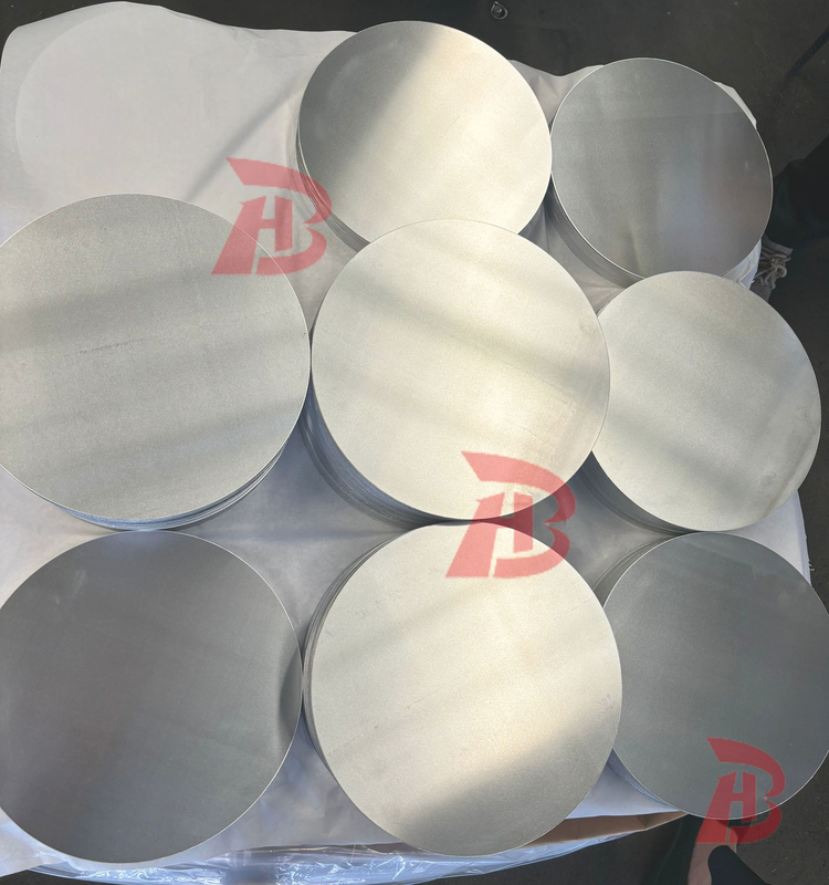 Gorąco walcowane, odlewane, walcowane płytki aluminiowe, okręgi, grubość 6 mm