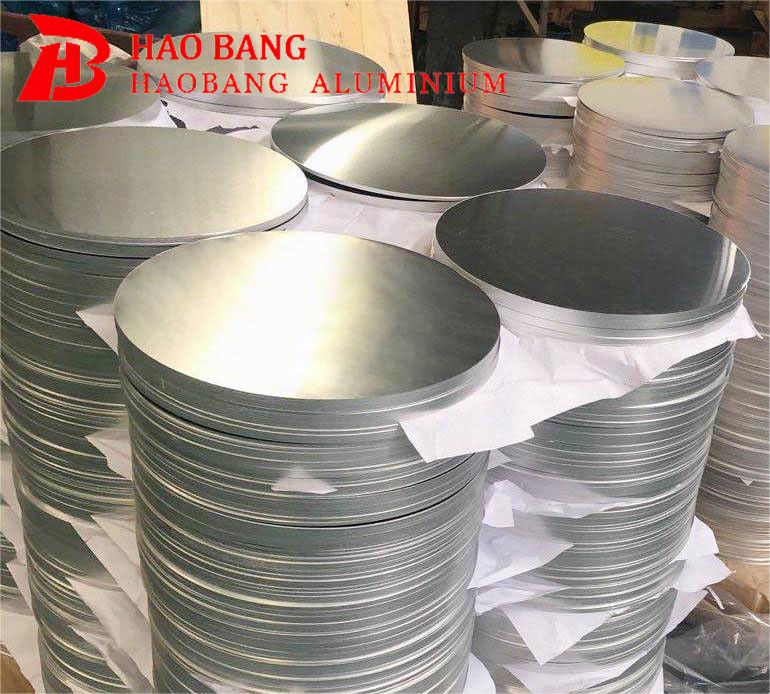 3003 1050 1060 Aluminiowy okrąg Blank O Soft H18, 100 ‰ 1000 mm Dia, Aluminiowy dysk do głębokiego rysowania do pieczętowania naczyń kuchennych