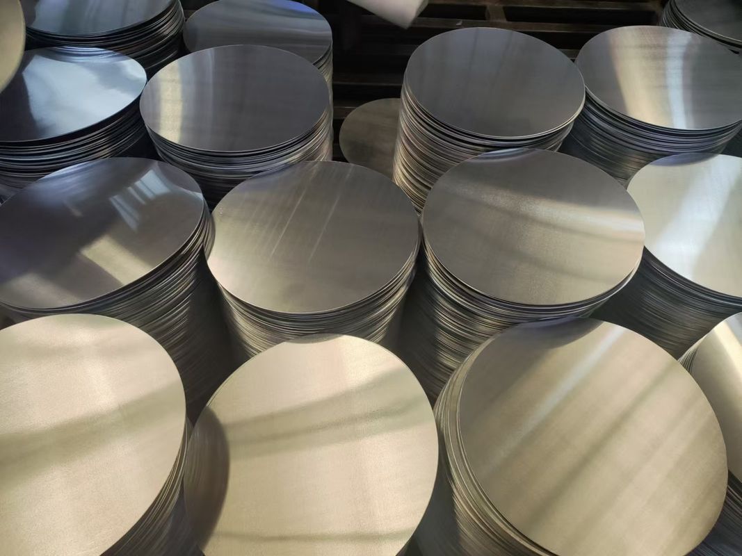 High-Shine Silvery Aluminum Circles 1050/1080 80-1600MM for Household Fixtures