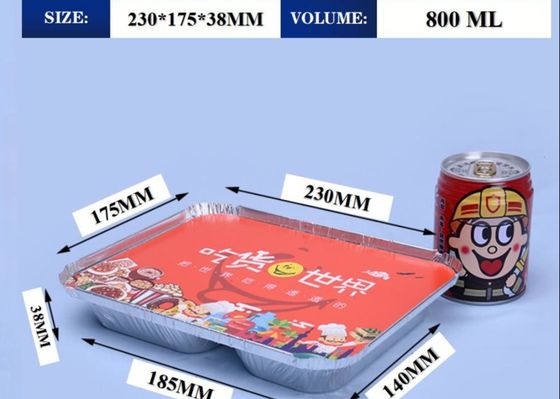 Odpowiednie dla aluminiowych pudełek na obiad w restauracji, serwis dostosowany do potrzeb, z ponad dziesięcioletnim profesjonalnym wsparciem fabrycznym